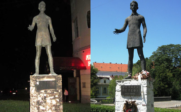 Felgyújtották Petőfi Sándor szobrát Beregszászon