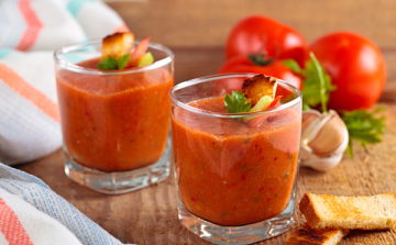 Egy pohárnyi szenvedély -gazpacho