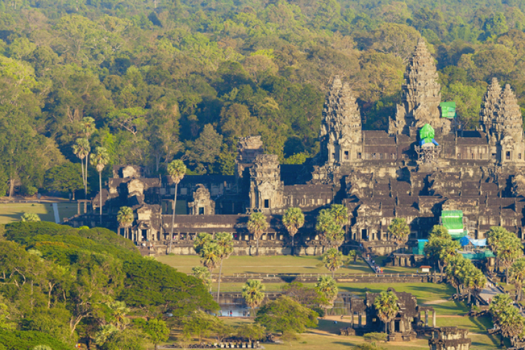 Óriási területen feküdt valaha Angkor, az ősi khmer város