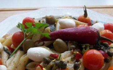 Baconös-fokhagymás penne