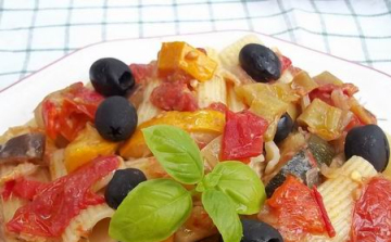 Ratatouille (francia lecsó) tésztával